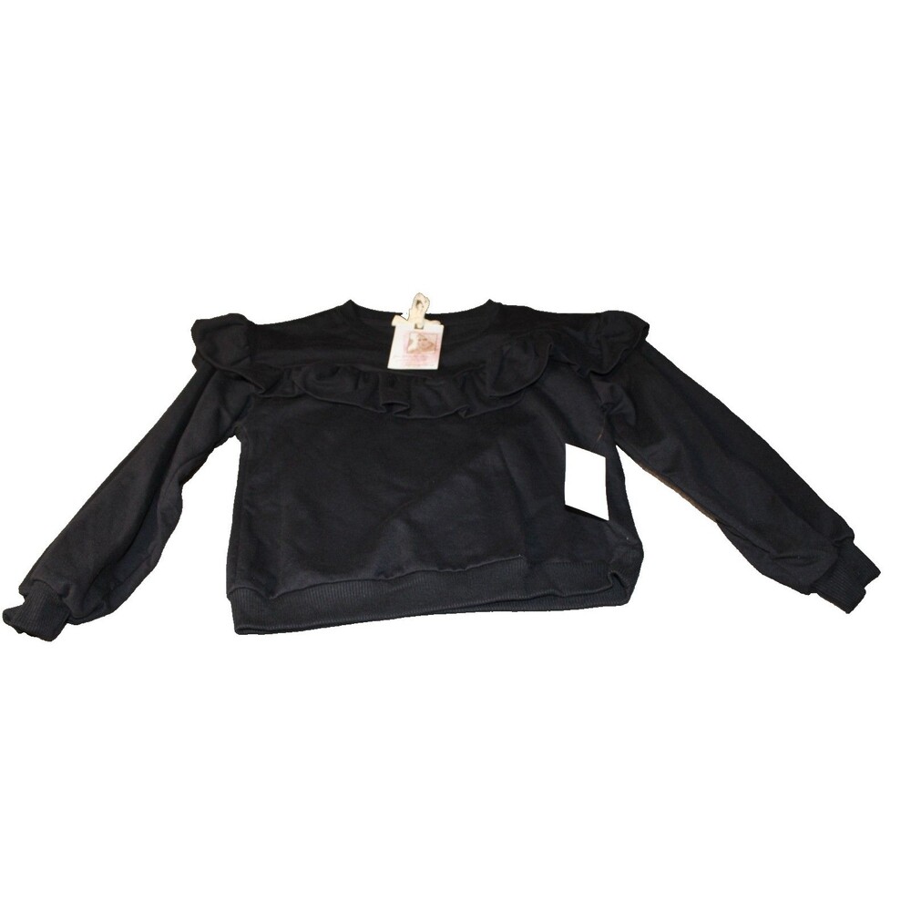 Jessica Simpson Women's Leslie Boho Long Flare Sleeve Drawstring Fashion Top